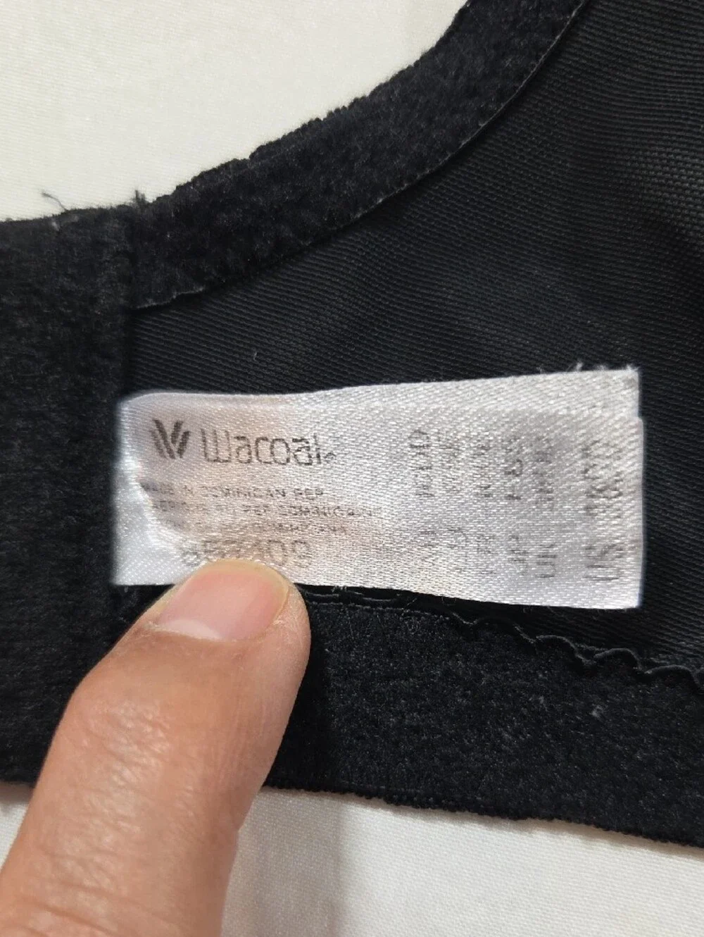 Wacoal Everyday Support Black Full-Coverage Bra Underwire 38DD
